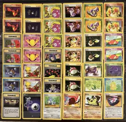 Pokemon TCG Vintage Team Rocket Unlimited 42 Cards Lot - Image 1
