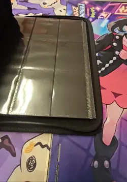 VaultX Premium Exo-Tec® Black Zip Binder 9 Pocket Trading Card Holds 360 - Image 2