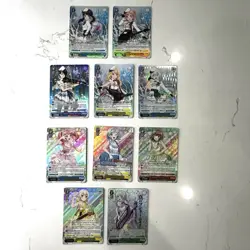 Lot of 10 BanG Dream Girls Party 2022 Premium Weiss Schwarz Cards - Image 1