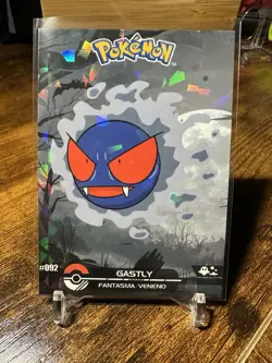 2025 Pokemon Crystal Card Collection Black Dark Edition #092 Gastly Holo - Image 1