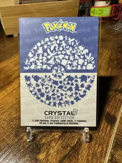 2025 Pokemon Crystal Card Collection Black Dark Edition #092 Gastly Holo - Image 5