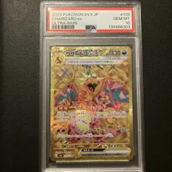 PSA 10 Charizard ex UR 139/108 Ruler of the Black Flame Pokemon Card Japanese - Image 1