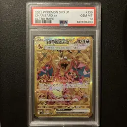 PSA 10 Charizard ex UR 139/108 Ruler of the Black Flame Pokemon Card Japanese - Image 2