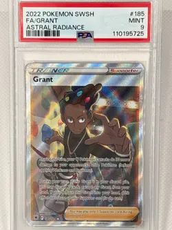 PSA 9 Grant Full Art 185/189 Astral Radiance Pokemon Trainer Slab - Image 3