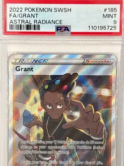 PSA 9 Grant Full Art 185/189 Astral Radiance Pokemon Trainer Slab - Image 4