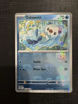 Pokemon White Flare English Oshawott Master Ball Holo 021/086 NM - Image 1