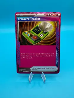 Treasure Tracker Ace Spec Prismatic Evoloutions 131/131, NM Pokemon Card - Image 1