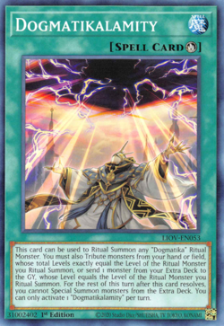 Dogmatikalamity LIOV-EN053 1st ED Yu-Gi-Oh! - Image 1
