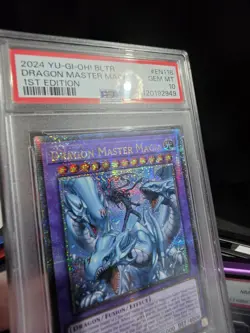 Yu-Gi-Oh! Dragon Master Magia 1st Edition Quarter Century BLTR-EN118 PSA 10 EU - Image 3