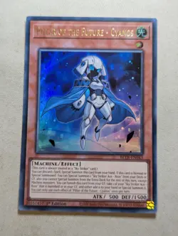 Pillar of the Future - Cyanos BLTR-EN043 Ultra Rare 1st Edition - Image 1