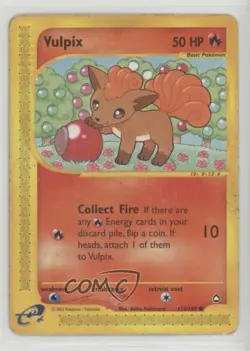 Vulpix Pokemon e-Card Series Aquapolis #116 2002 READ - Image 1