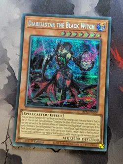 Yugioh Diabellstar The Black Witch MP24-EN109 Secret Rare 1st Ed NM - Image 1