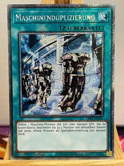 Maschinenduplizierung RA03-DE145 Platinum Secret Rare Deutsch NM YUGIOH - Image 1