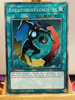 Kreaturentausch RA03-DE120 Platinum Secret Rare Deutsch NM YUGIOH - Image 1