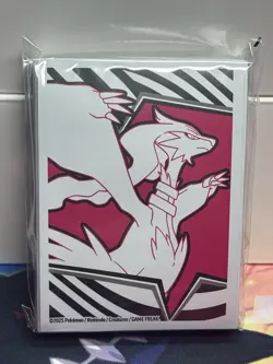 Pokemon TCG White Flare Elite Trainer Box Reshiram ETB Card Sleeves - 65 Ct - Image 1