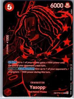 Yasopp (SP) OP09-013 English Legacy of the Master - One Piece Card - NM - Image 1