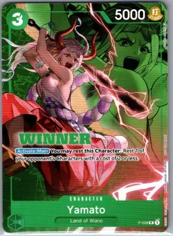 Yamato - (Winner Pack Vol. 1) P-008 English - One Piece Card - NM - Image 1