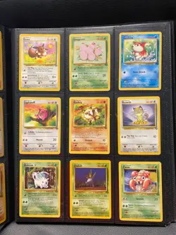 Jungle Set Complete Uncommon and Common Pokemon Cards Bundle Vintage 1999 WOTC - Image 3