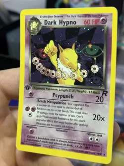 1st Edition Dark Hypno 9/82 Team Rocket 2000 Holo Rare WOTC Pokemon Card TCG - Image 5