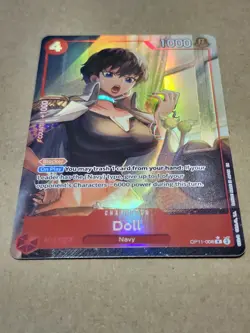 Doll OP11-008 Alt Art One Piece TCG Card English NM - Image 1
