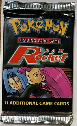 Pokemon Team Rocket booster pack WOC06174 TCG Giovanni Booster Pack - 11 Cards - Image 1