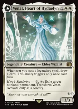 [MTG] Venat, Heart of Hydaelyn // Hydaelyn, the Mothercrystal (0039) (FIN) NM - Image 1