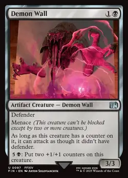 [MTG] Demon Wall (0097) (FIN) NM - Image 1