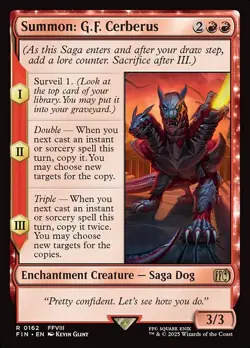 [MTG] Summon: G.F. Cerberus (0162) (FIN) NM - Image 1