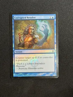 Corrupted Resolve Foil U New Phyrexia 32 MP - Image 1