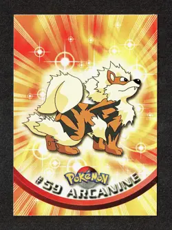 1999 Topps Pokemon T.V. Arcanine Non Holo #59 – NM - Image 1
