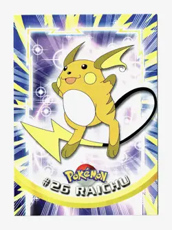 1999 Topps Pokemon T.V. Raichu Non Holo #26 – NM - Image 1