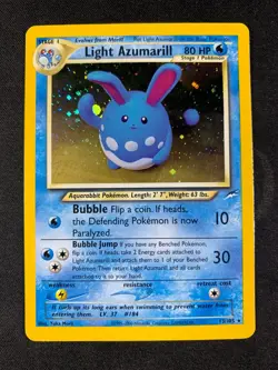 Pokemon - Light Azumarill 13/105 - Neo Destiny - Holo ENG - Image 1