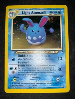 Pokemon - Light Azumarill 13/105 - Neo Destiny - Holo ENG - Image 2