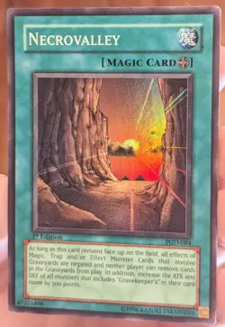 Necrovalley PGD-084 1st Edition MP [Yu-Gi-Oh! Pharaonic Guardian, Super Rare] - Image 3