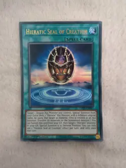 Hieratic Seal Of Creation - GFTP-EN005 - Ultra Rare - 1st Edition - YuGiOh - Image 1