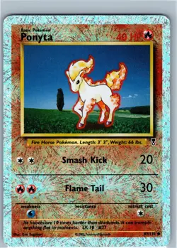 Ponyta 87/110 - Pokemon Card Reverse Holo WOTC Legendary Collection HP - Image 1