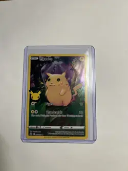 Pokemon TCG Celebrations Pikachu Holo Rare Card 005/025 NM Condition - Image 1