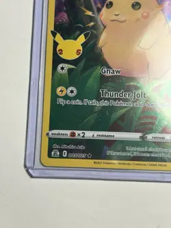 Pokemon TCG Celebrations Pikachu Holo Rare Card 005/025 NM Condition - Image 4