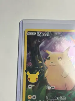 Pokemon TCG Celebrations Pikachu Holo Rare Card 005/025 NM Condition - Image 5