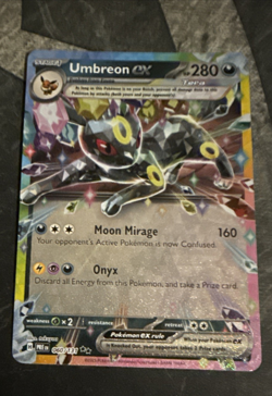 Pokemon TCG Umbreon ex 060/131 Prismatic Evolutions Double Rare Holo Card - NM - Image 1