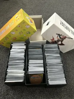 Bulk lot of 3 full etbs worth of Final Fantasy Mtg Cards 800 plus cards - Image 1