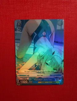 Zero Two NSFW Waifu Weiss Schwarz Goddess Story Custom Card - Image 1