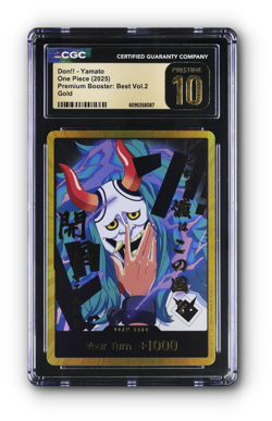 ONE PIECE DON!! Card (Yamato) (Gold) -The Best- Vol. 2 - CGC 10 PRISTINE - Image 1