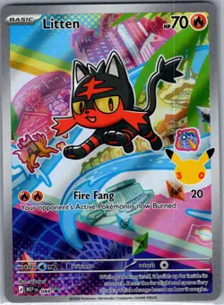 Litten 044 ME: Mega Evolution Promo - Pokemon Card - NM - Image 1
