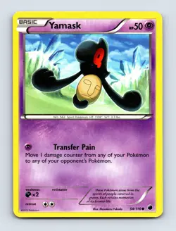 Yamask (54) 54/116 Plasma Freeze Non Holo Pokemon Card NM/LP - Image 1