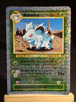 Nidorina Reverse Holo Legendary Collection Vintage Pokemon TCG WOTC Card 55/110 - Image 1