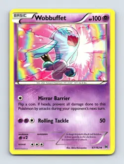 Wobbuffet 67/162 XY - BREAKthrough Non Holo Pokemon Card NM/LP - Image 1