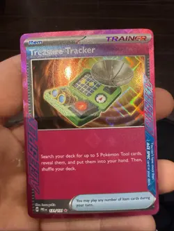 NM Pokemon TCG Treasure Tracker 131/131 Prismatic Evolutions - Image 1