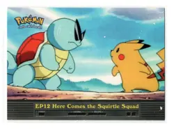 2000 Topps Pokemon TV Series 2 #EP12 Here Comes the Squirtle Squad Non Holo - Image 1