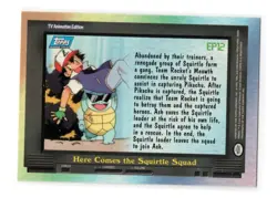 2000 Topps Pokemon TV Series 2 #EP12 Here Comes the Squirtle Squad Non Holo - Image 2